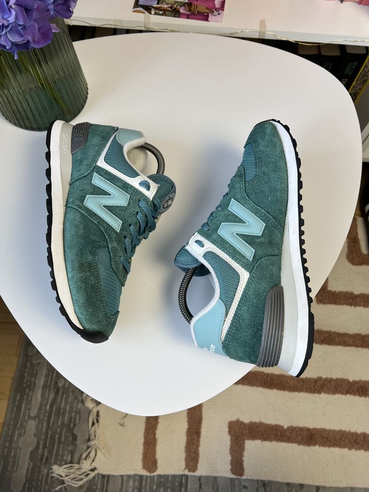 New balance 574 кросівки жіночі нью баланс 574 замшеві 40,5