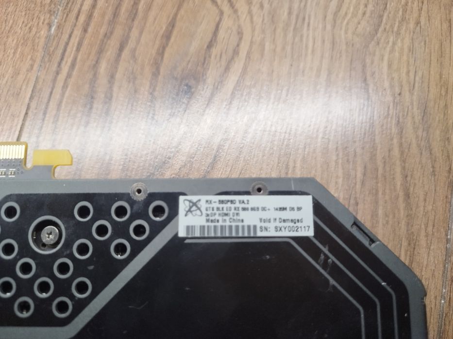 Відеокарта XFX  RX 580 Black Edition 8 ГБ GDDR5 (RX-580P8D VA.2)