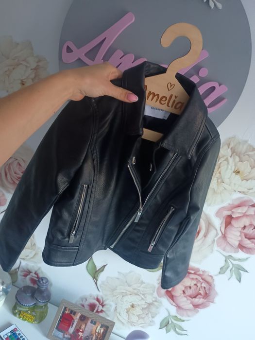 Kurtka ramoneska dla dziewczynki 122 Reserved