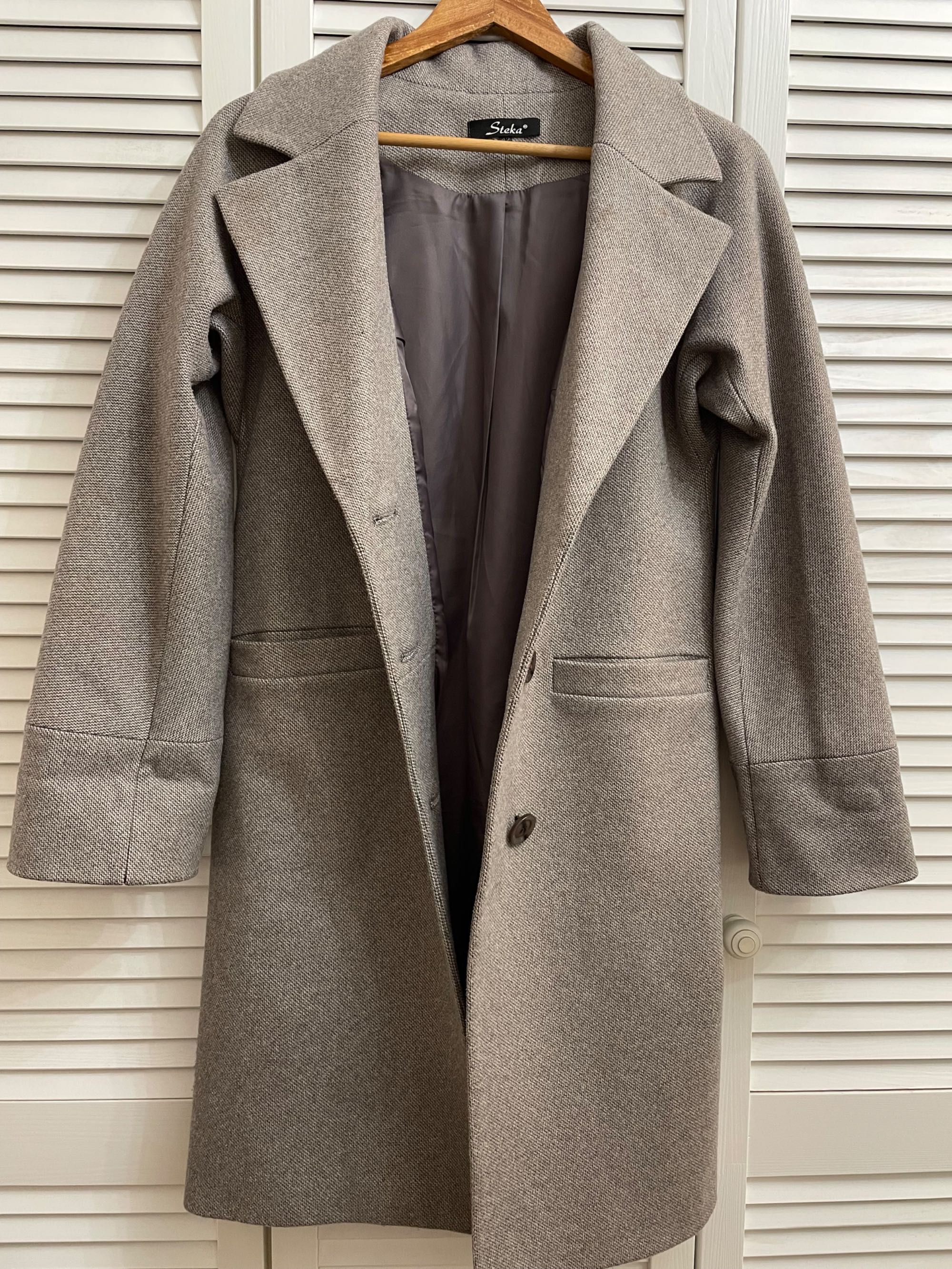 Женское пальто с шерсти 42 размер
