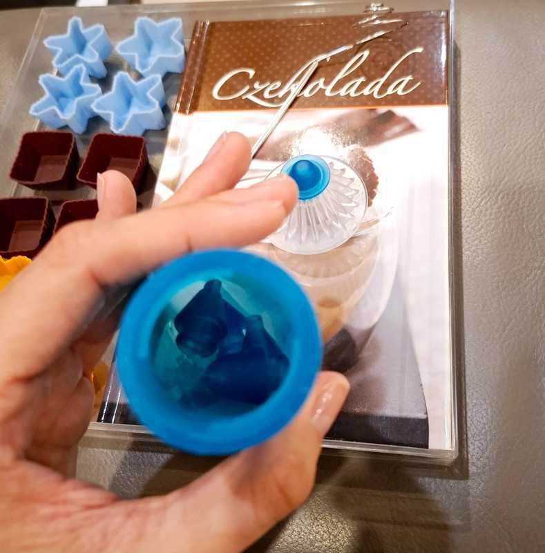 Zestaw do robienia czekoladek foremki ozdoby