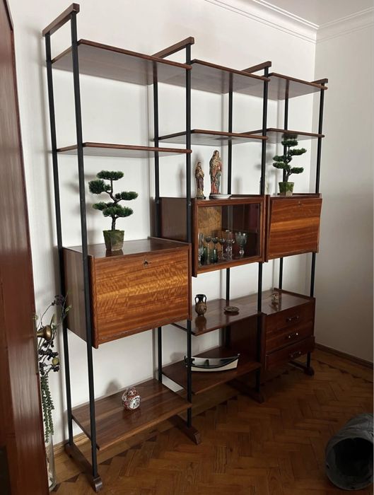 Estante Alta - Vintage, Mid century modern, MCM, Estilo Olaio, anos 70