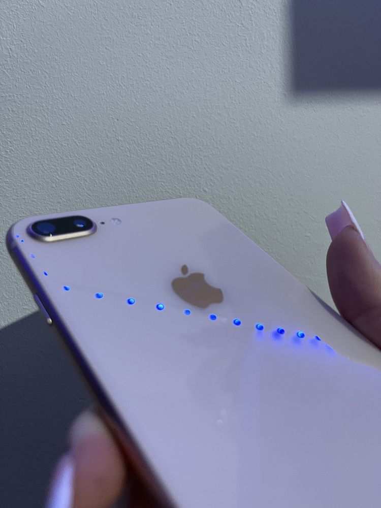 iphone 8 plus rose gold szklany tył