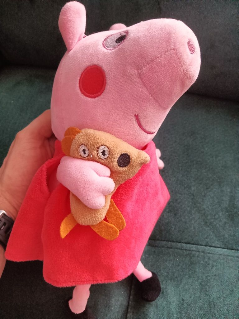 30cm Peppa i George komplet pluszaki maskotki