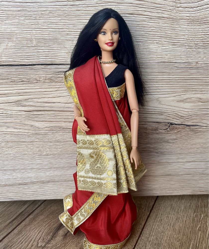 Unikalna Barbie in India Dolls of the world na artykułowanym ciałku