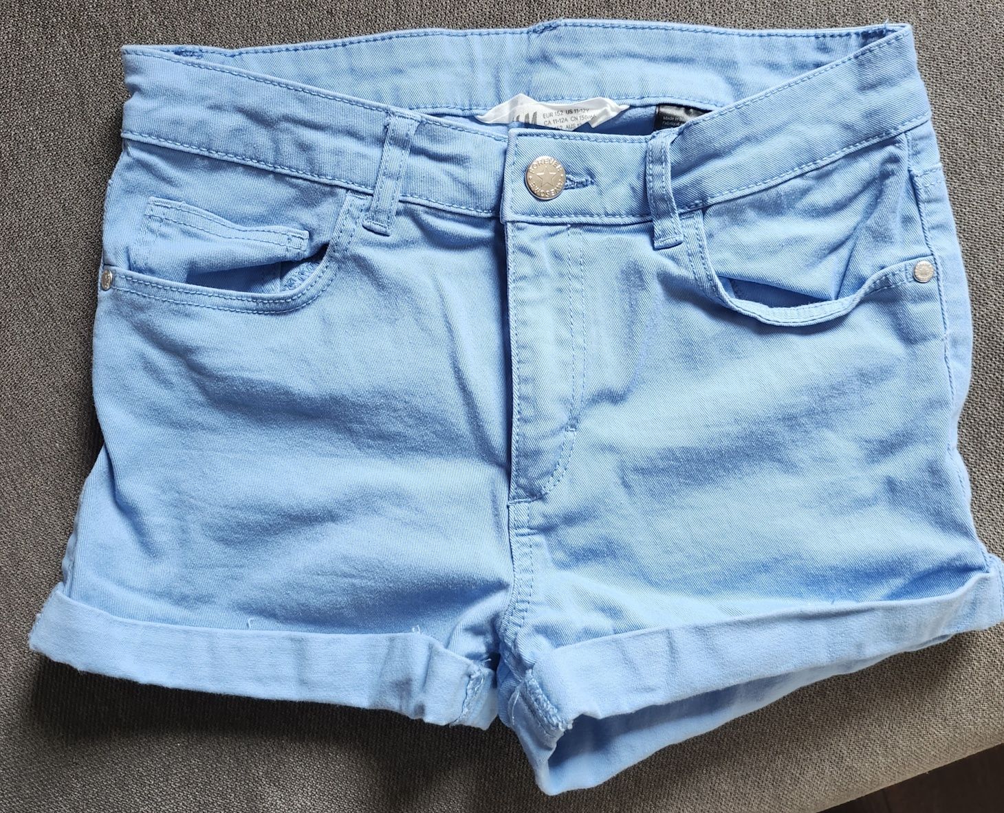 H&m szorty spodenki jeans 152