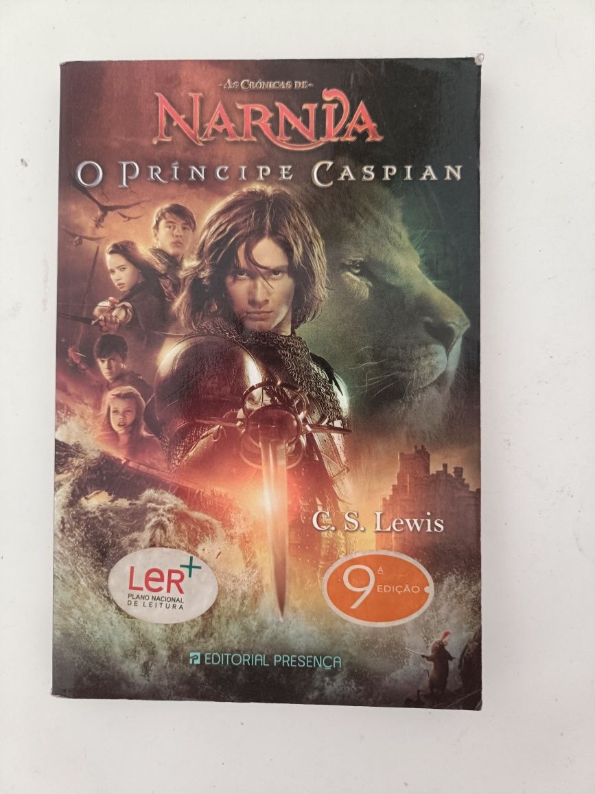 Livros "As crônicas de Nárnia" de C.S Lewis