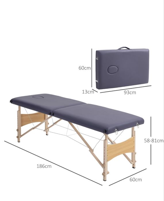 Marquesa de massagem PRETA