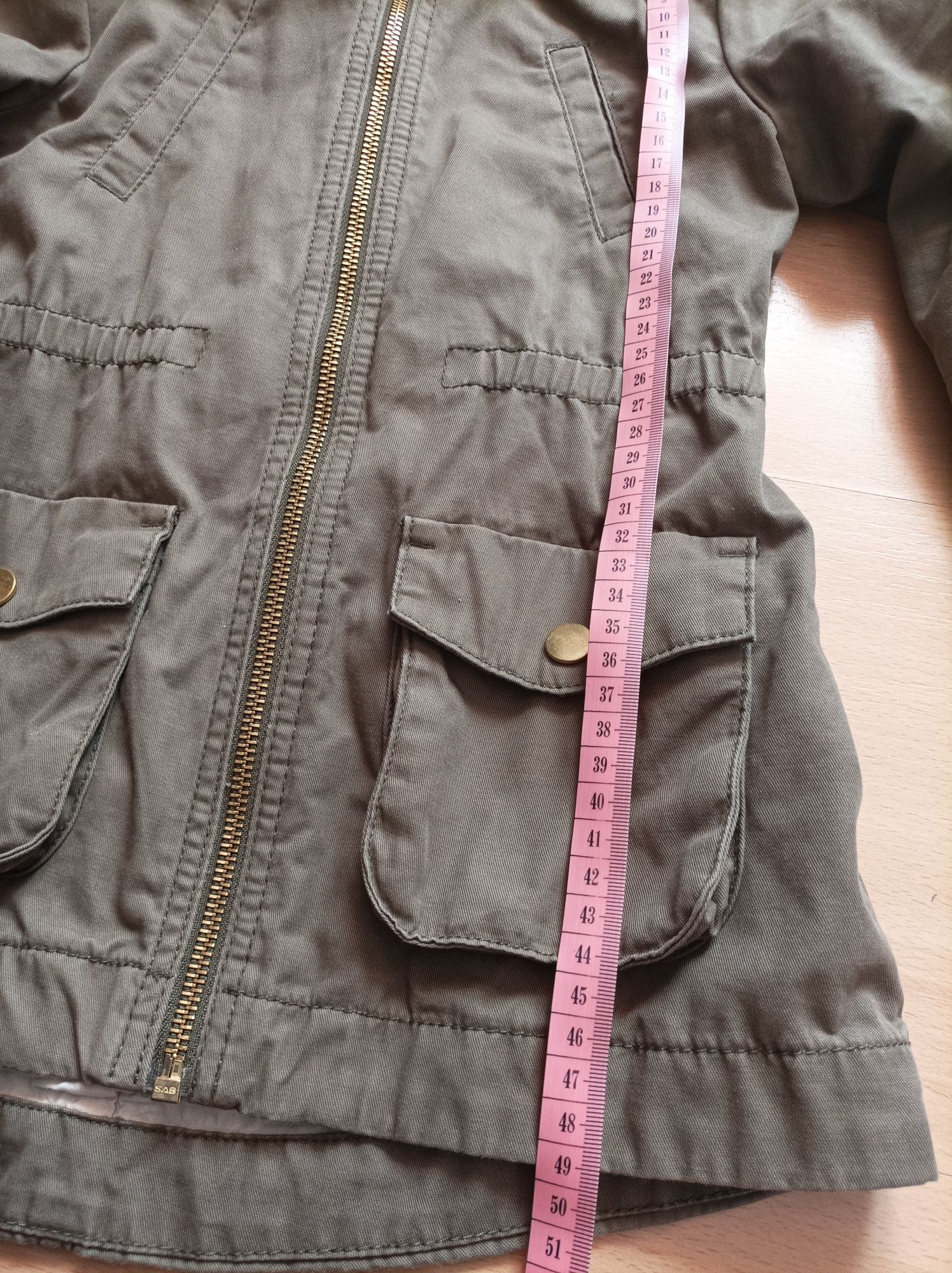 Bawełniana parka dla dziewczynki H&M 120 cm