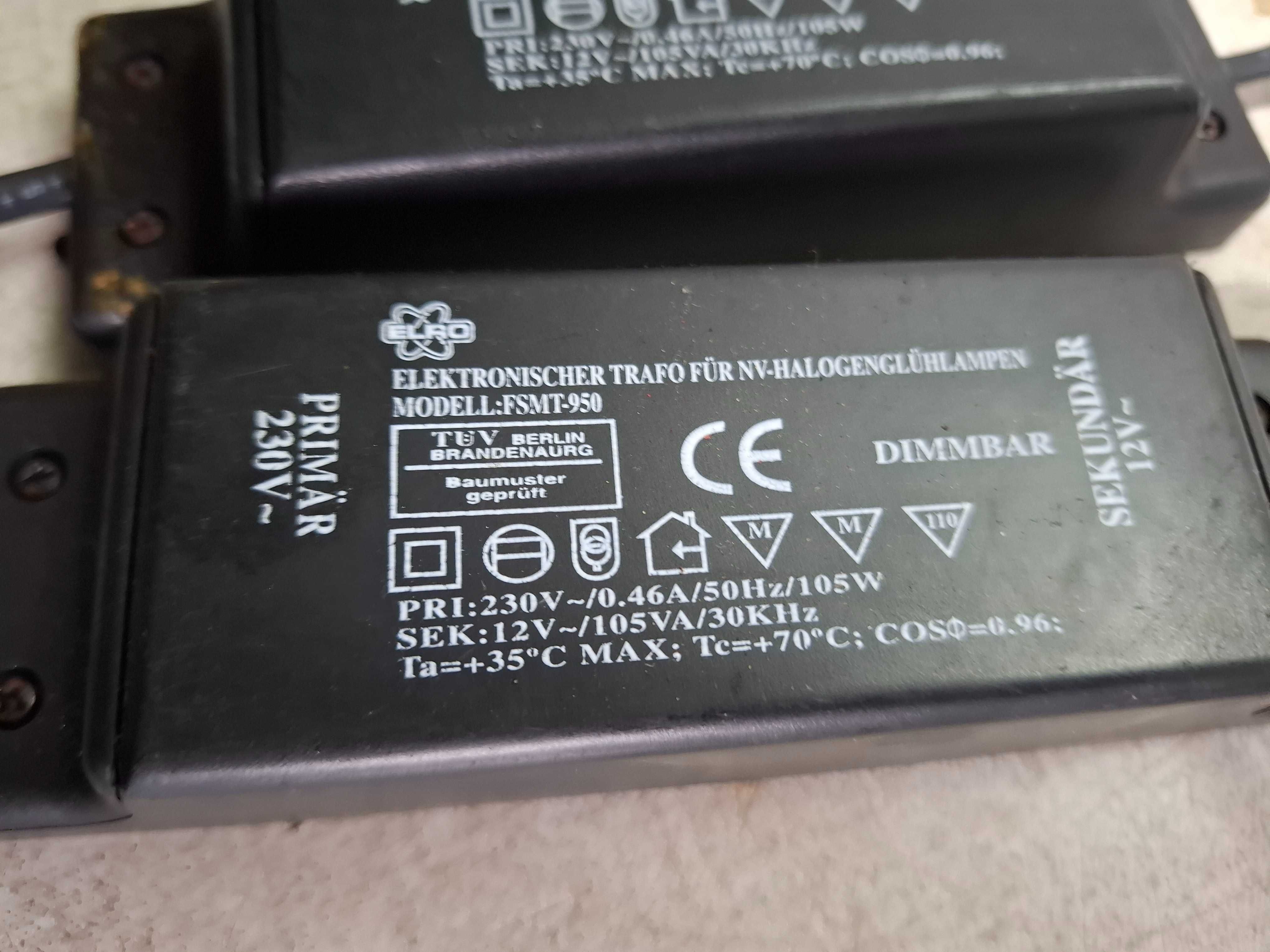 Elektroniczny transformator do niskonapięciowych lamp halogenowych