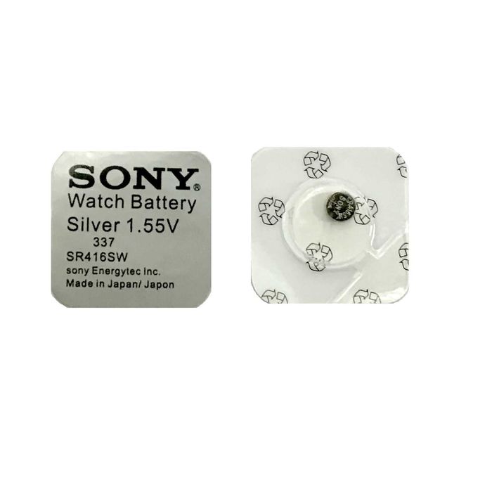 10x Bateria srebrowa SONY SR 416 337 SR416SW do mikrosłuchawki zegarka