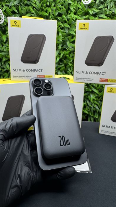 Оригінальний повербанк Базеус 6000 mAh 20w базеус powerbank зарядка