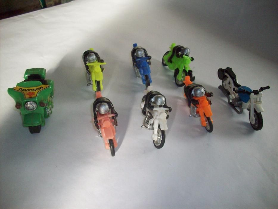 Brinquedos - Motos em plástico, lote de miniaturas