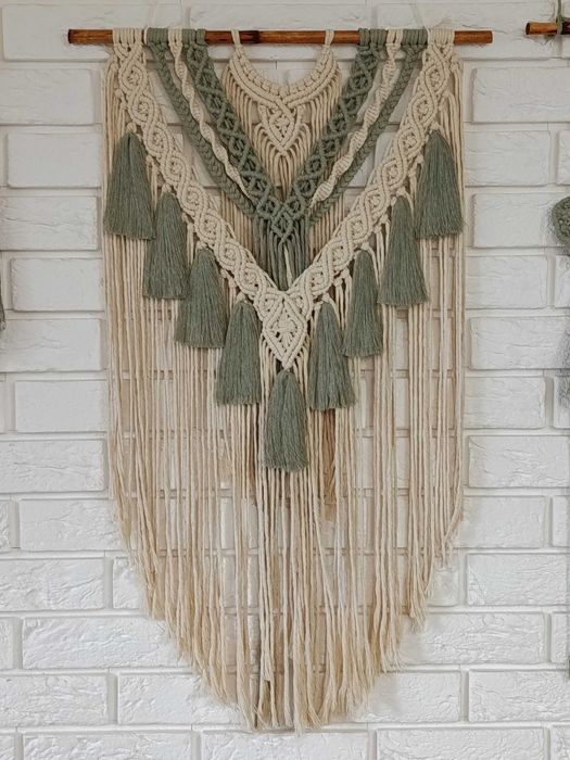 Makrama, ozdoba ściany