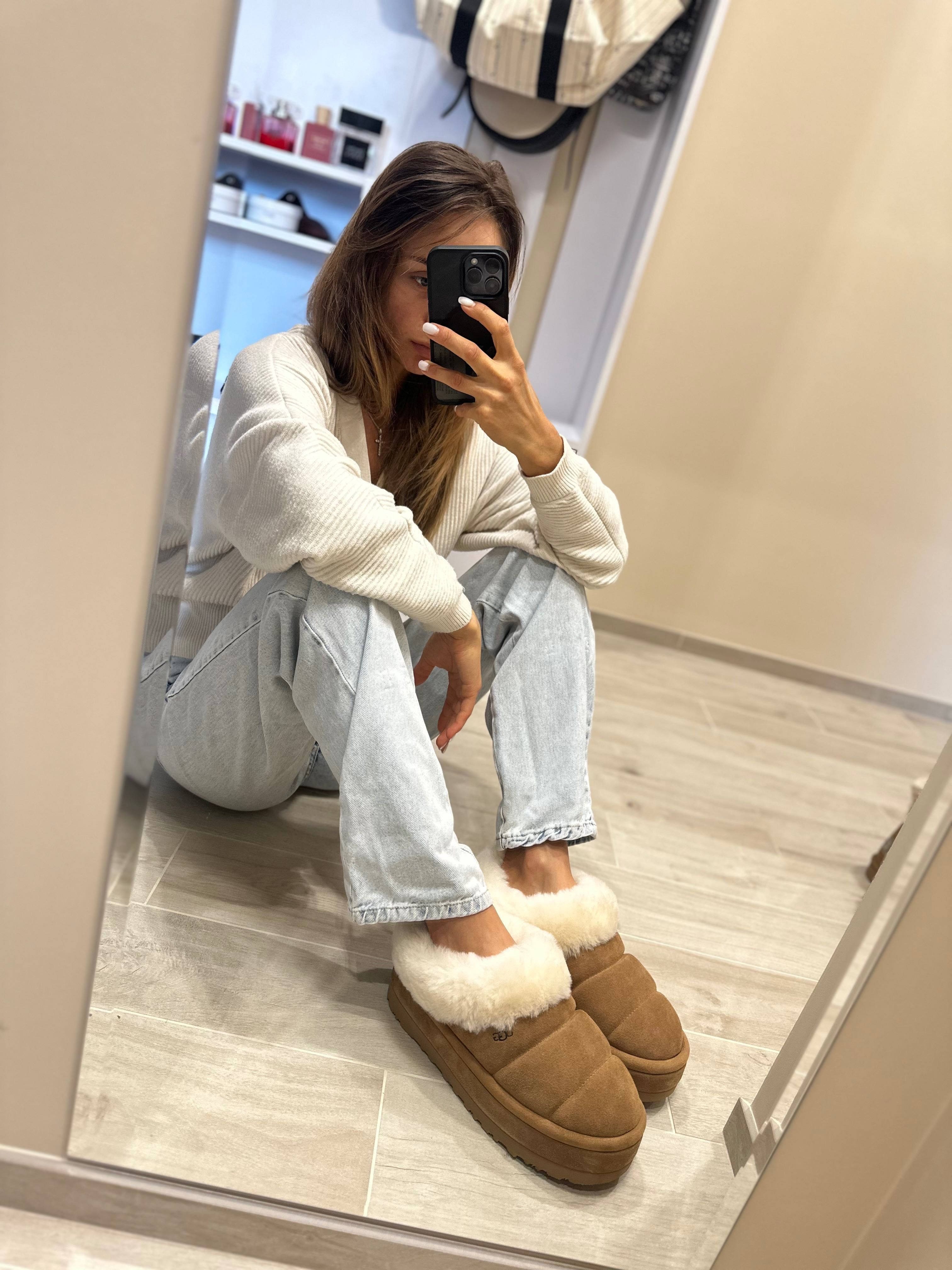 Оригінальні замшеві замшеві тапочки UGG Tazzlita 1146390