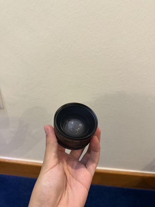 Lente macro e super wide angle