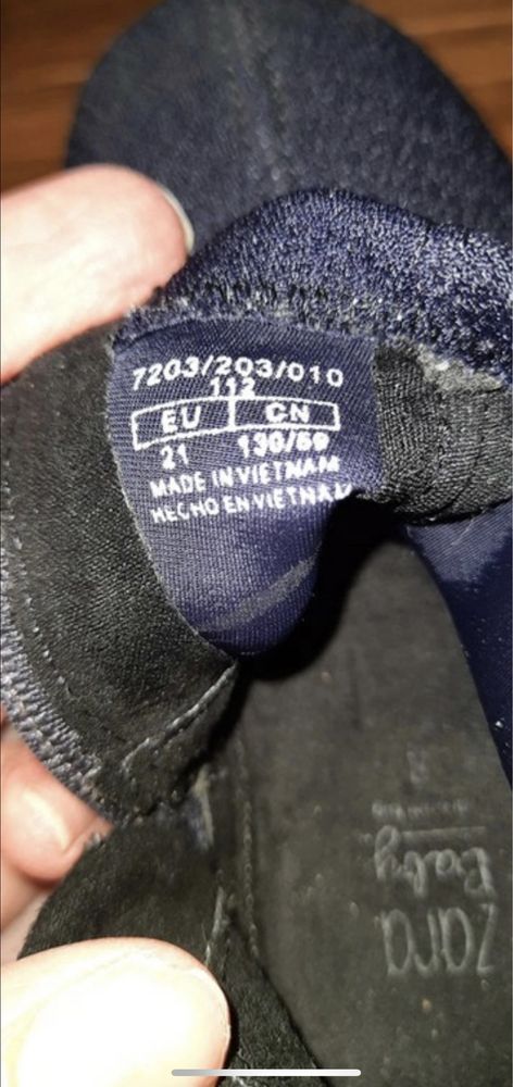 Zara buty r. 21 sztyblety materiałowe na wiosne