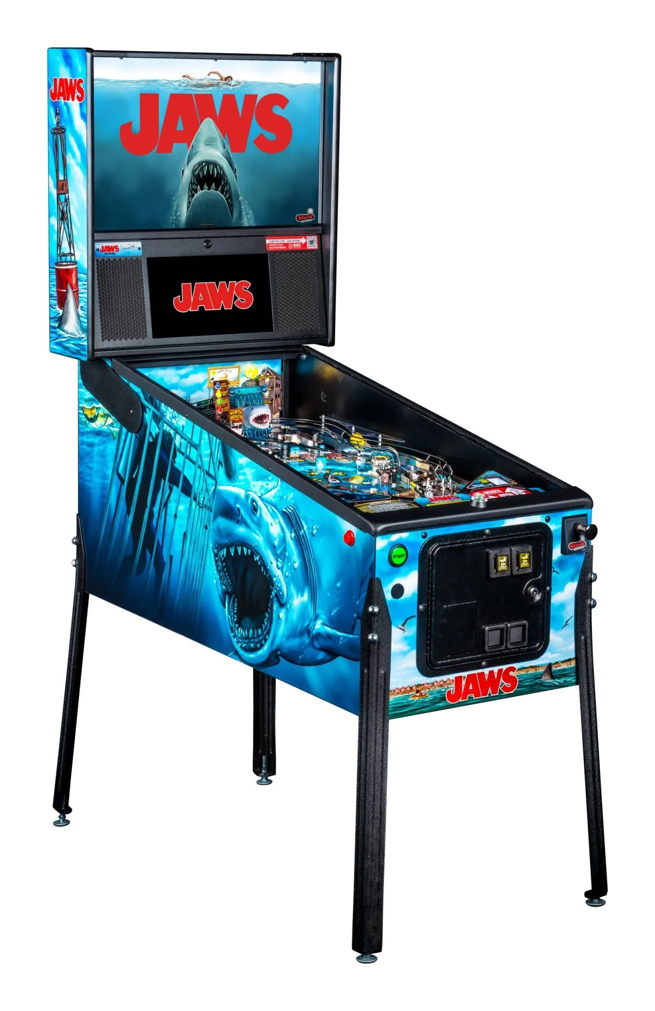 Flipper Pinball Maszyna Arcade  JAWS Stern PRO - nowy