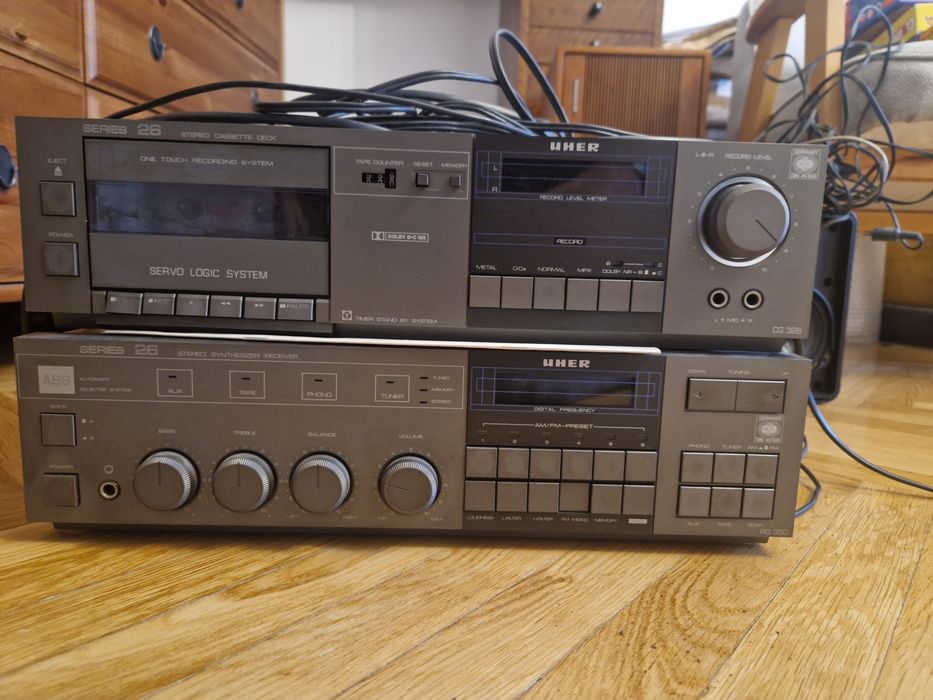Zestaw UHER set 350 magnetofon i tuner