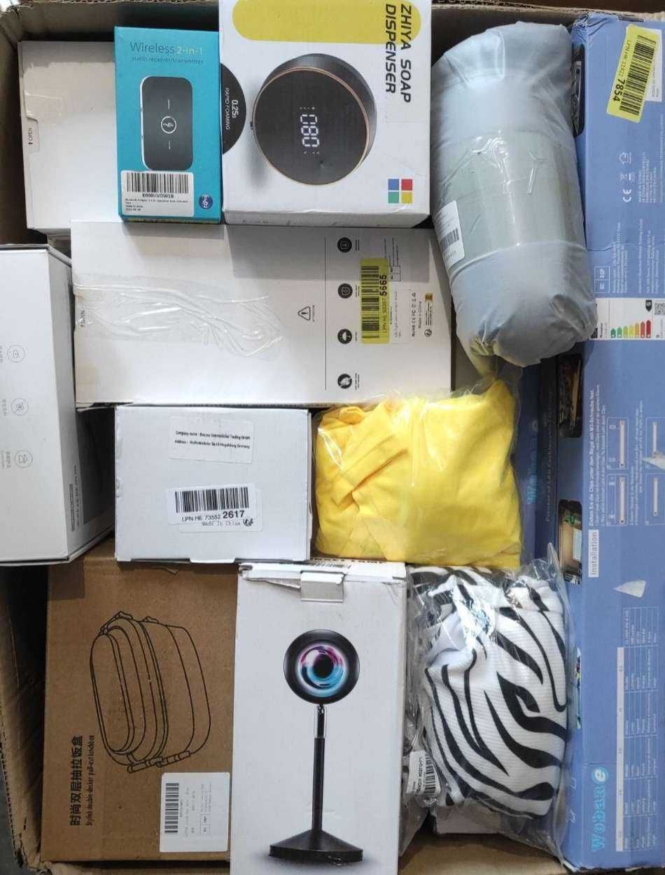 Amazon Boxy Elektronika/Mix/Dom/Zabawki Mystery Box Drobna Karton