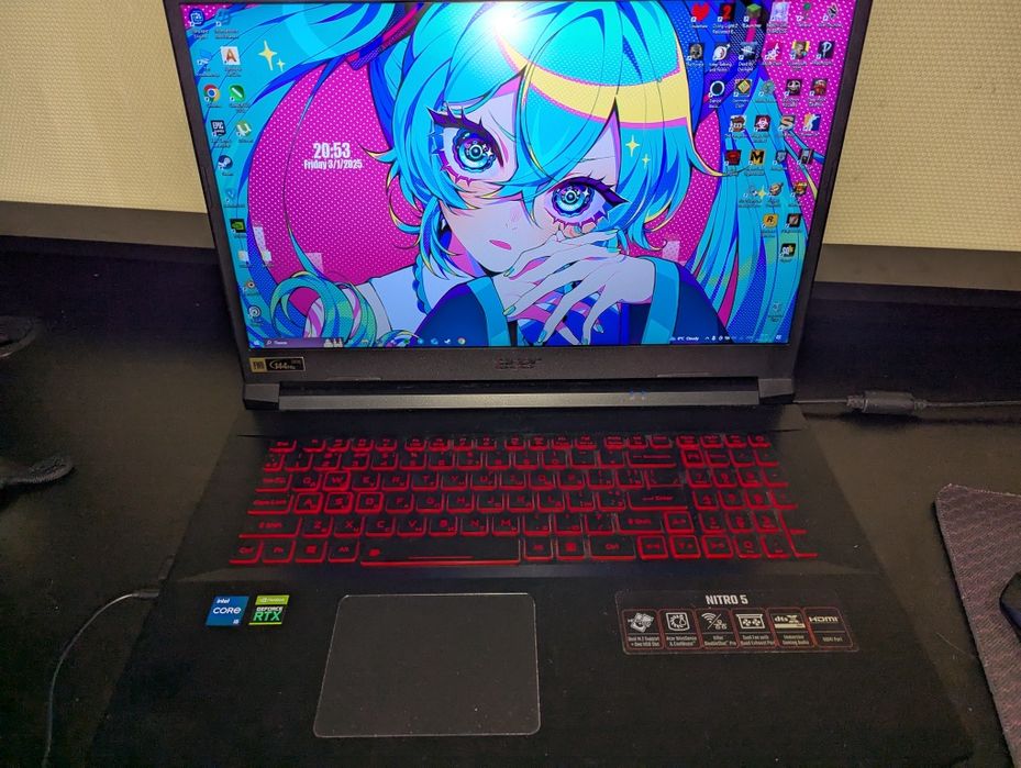 Ноутбук ігровий Acer Nitro 5 An517-54-55L4