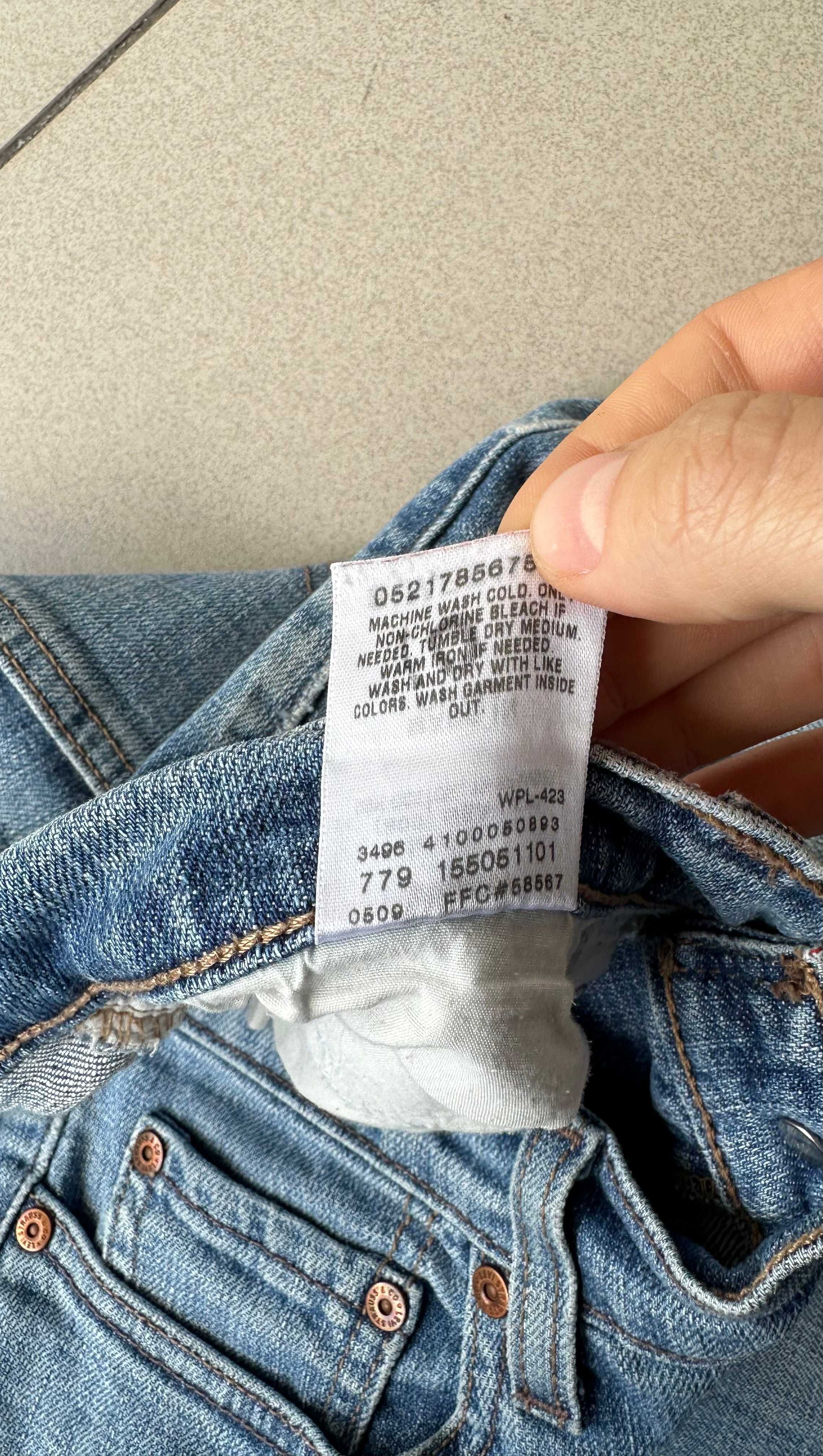 Spodnie jeansowe Levis Strauss 505 premium denim r. 32