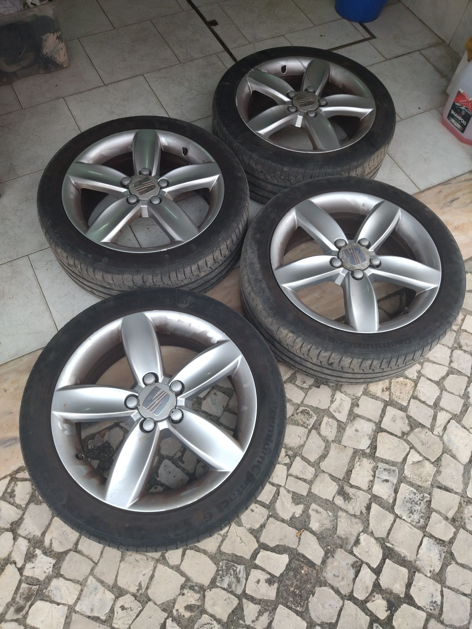 Jantes Seat Leon medida 17" furação 5x112 FR Cupra