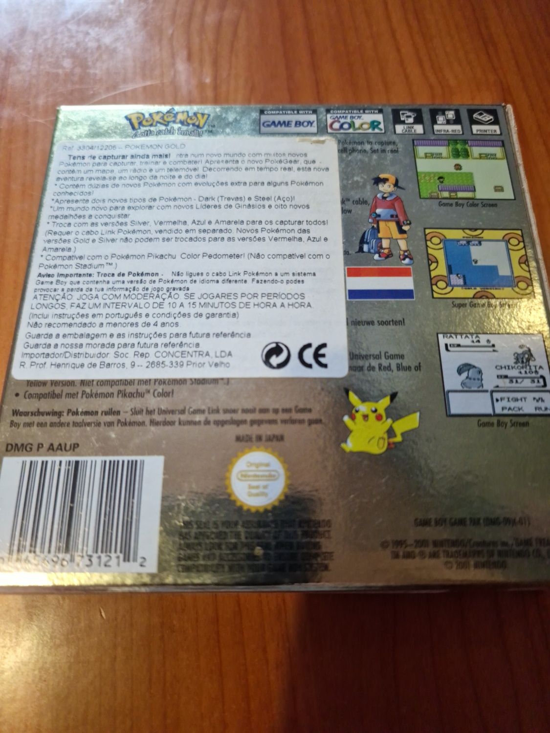 Pokemon Gold Gameboy Color