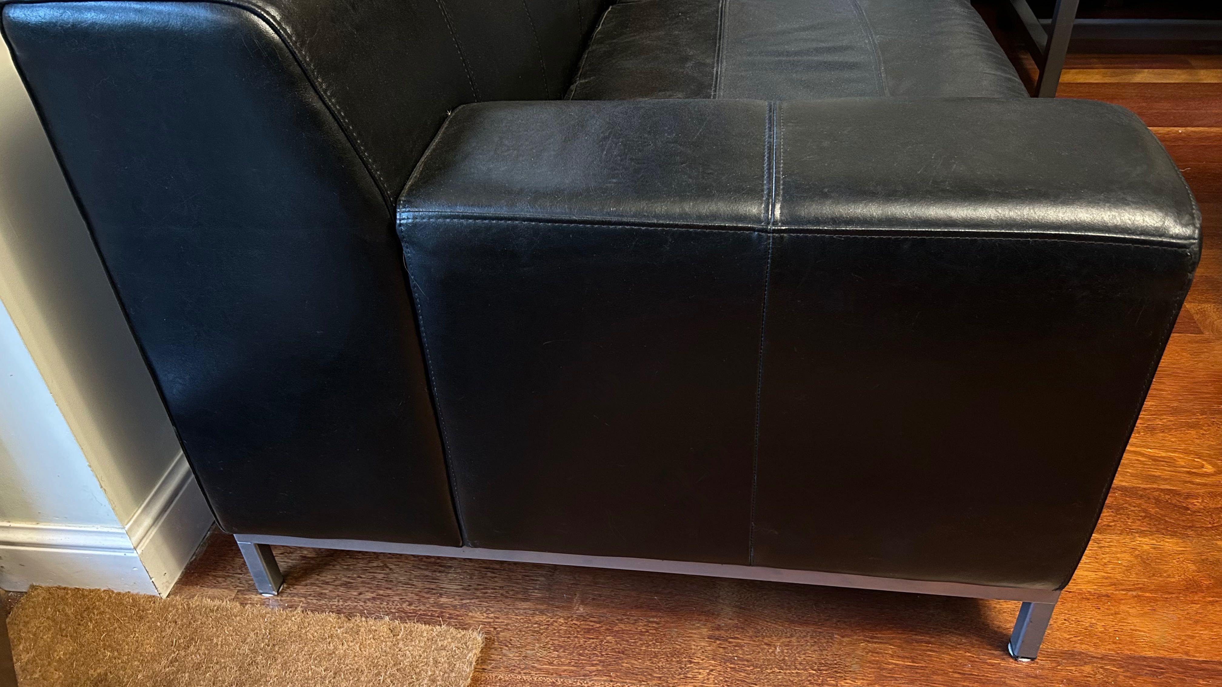 Sofa Kanapa IKEA Kramfors (3-os) czarna