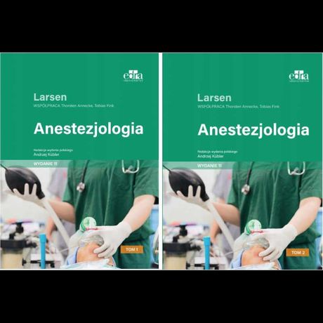 Anestezjologia Larsen Komplet Tom 1-2 NOWE NaMedycyne