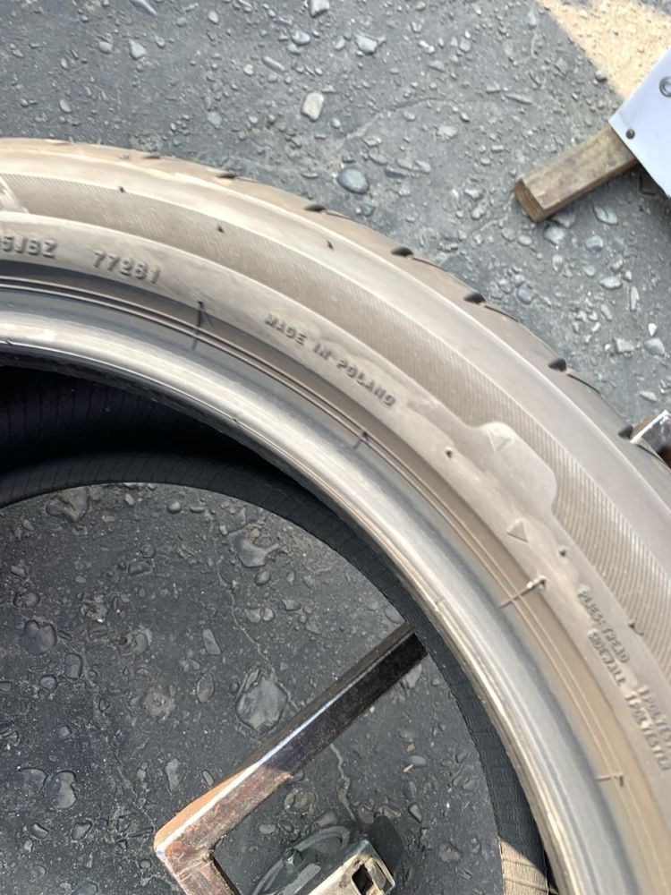 Шини 255/40 R18 пара Bridgestone 6мм, 2020р