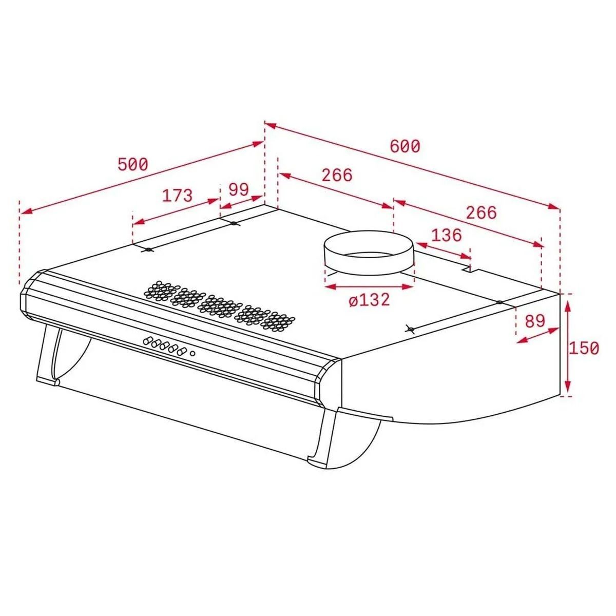 Exaustor Teka C6420 em Inox