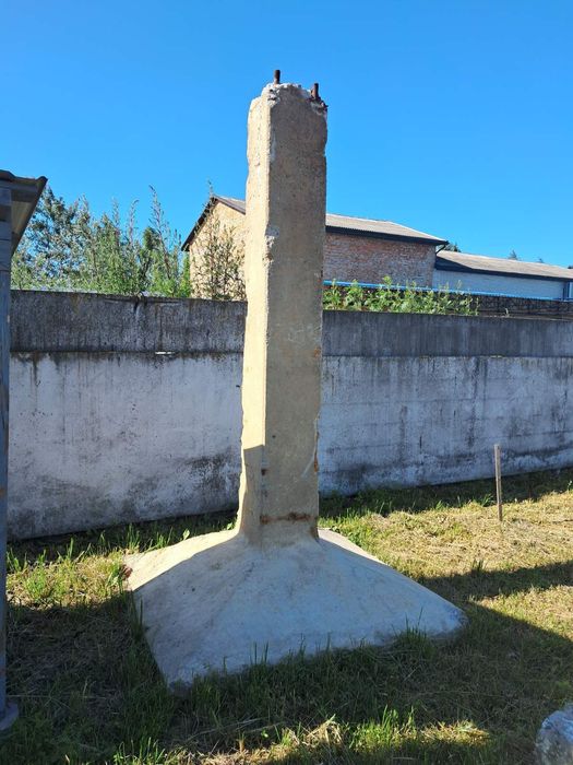 Колона, фундамент, опора, стійка залізобетонна