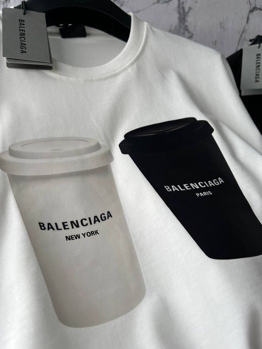 Balenciaga футболка мужская оригинал оверсайз женская унисекс