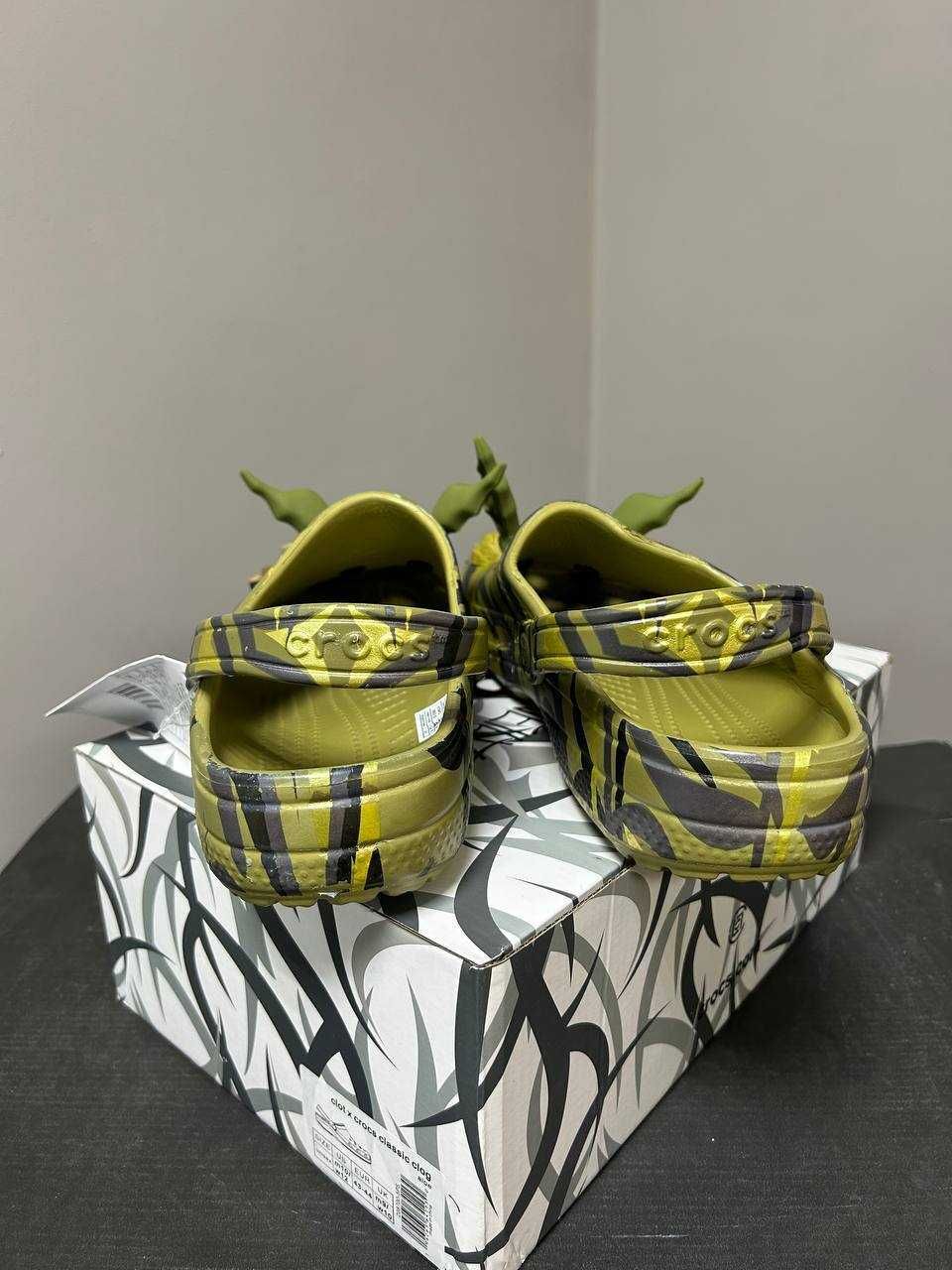 Крокси Crocs x CLOT green premium