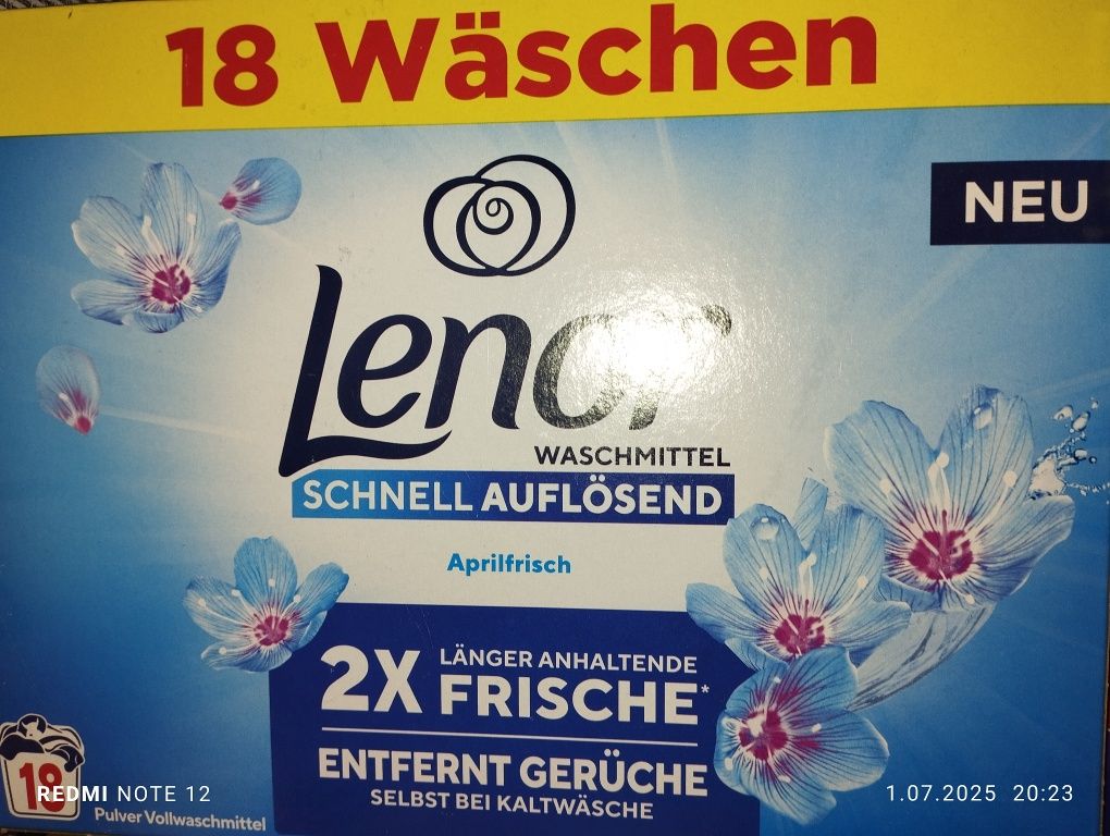Lenor 18 prań 990 g proszek uniwersalny