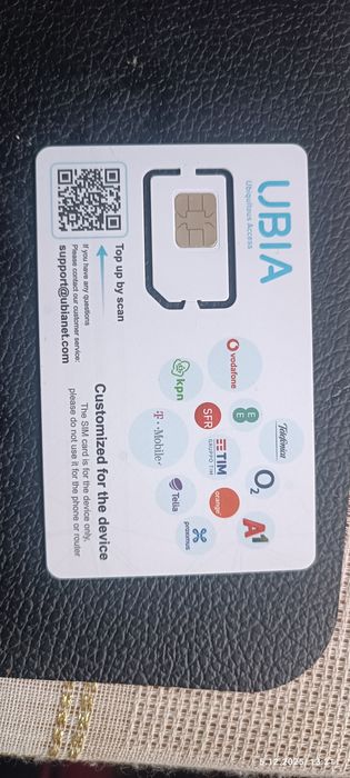 Karta sim Ubia bez rejestracji tylko do kamery