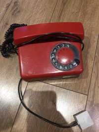 Telefon stacjonarny z tarcza "czerwony tulipan" 319A