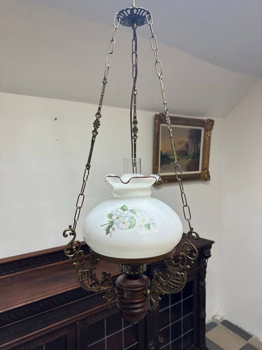 Люстра на 1 лампу бронза 7088