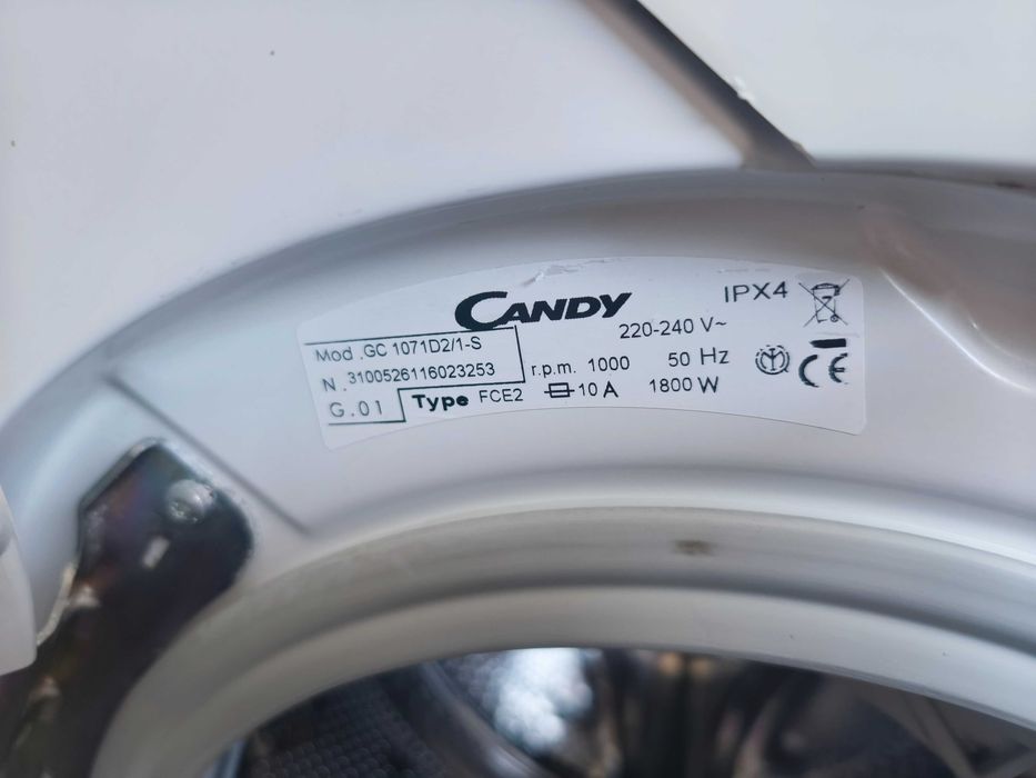Máquina de lavar roupa Candy GC 1071d2/1-s | 49 cm de profundidade