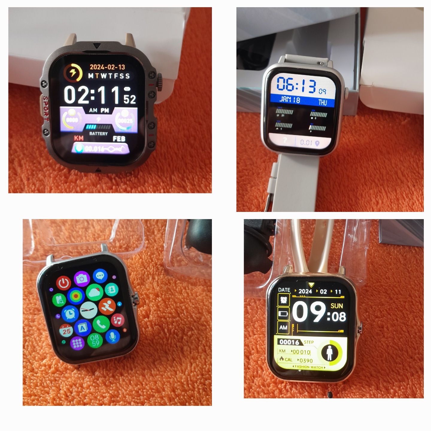 Relógios Smart Watch..Um deles já com NfC.. e também um Lorus.