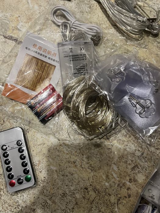 Новорічна гірлянда штора 3/3