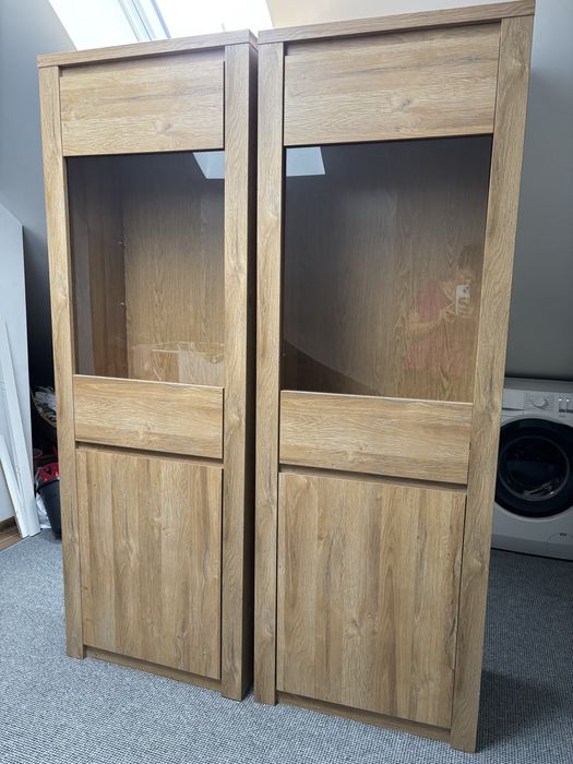 Witryna/szafka/ regał Walton black red white