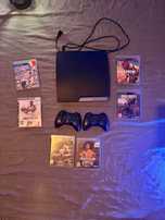 Ps3 slim + 2pady i gry