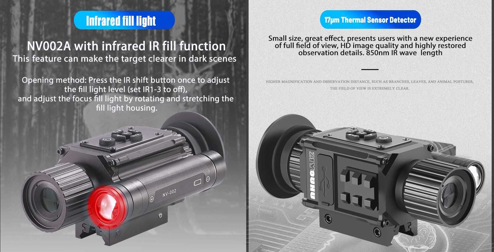 Прицел Ночного Видения Digital Night Vision / 4-14X / Запись видео!