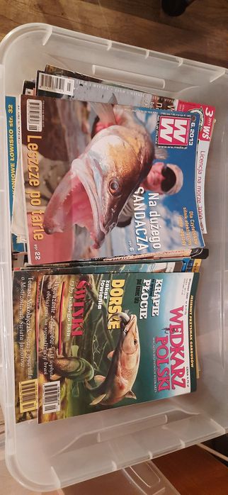 Zestaw czasopism wędkarskich