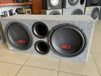 Subwoofer z dwoma głośnikami 600 W 4 Ohm