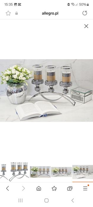 Zestaw świeczników