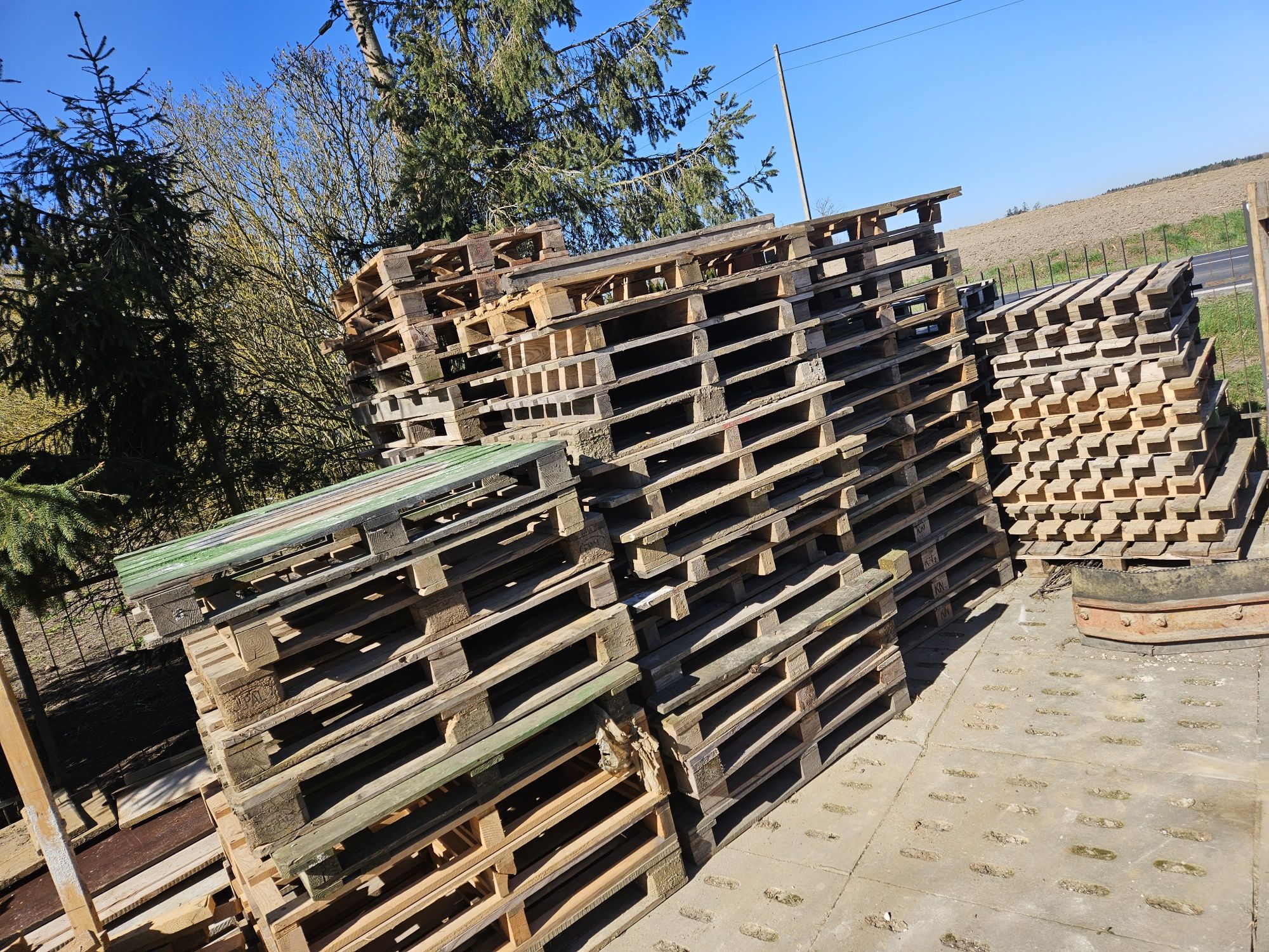 Palety europaleta zwykłe bruk polbruk