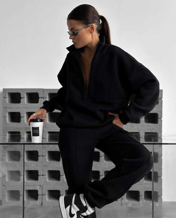 Теплий жіночий костюм на флісі в різних кольорах